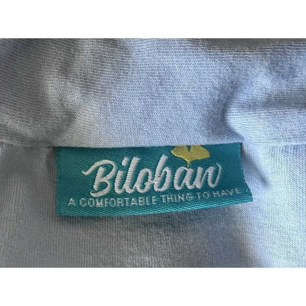Biloban Organic Cotton Blue Bassinet fitted Sheet Standard size
